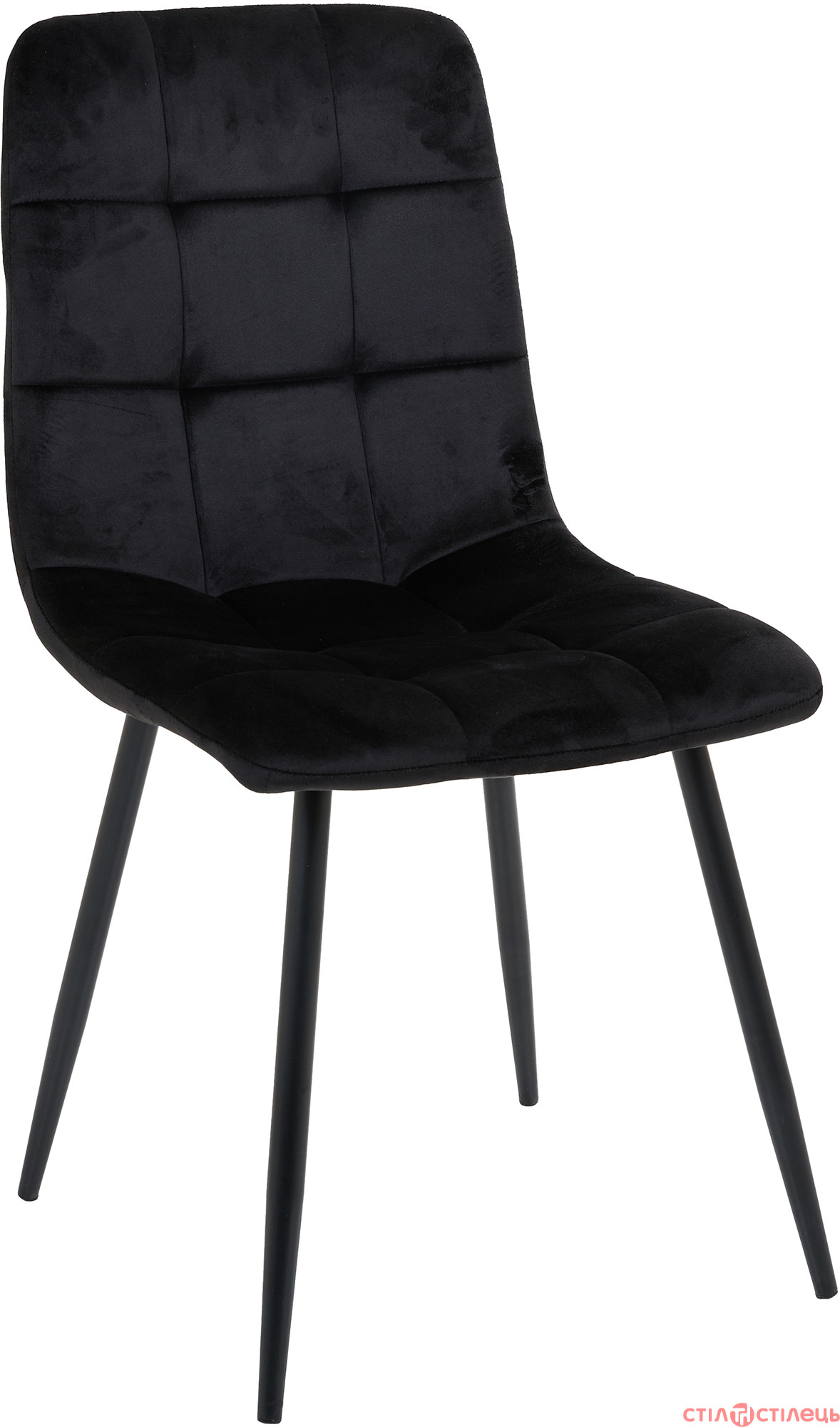 Стілець Cherry чорний/вельвет чорний АМF